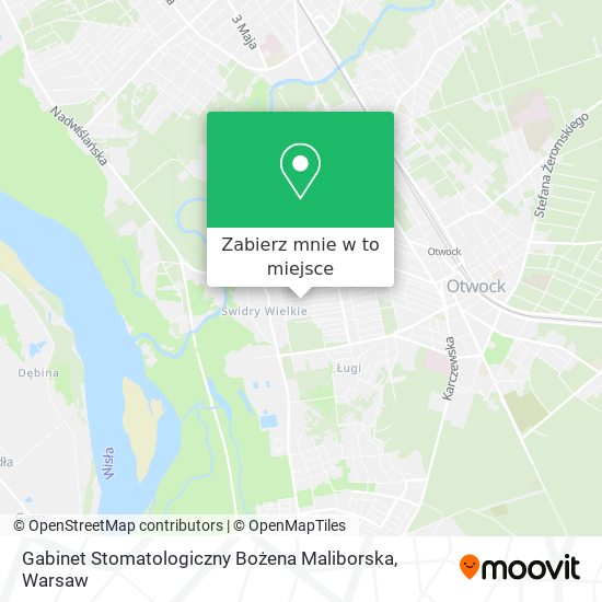 Mapa Gabinet Stomatologiczny Bożena Maliborska