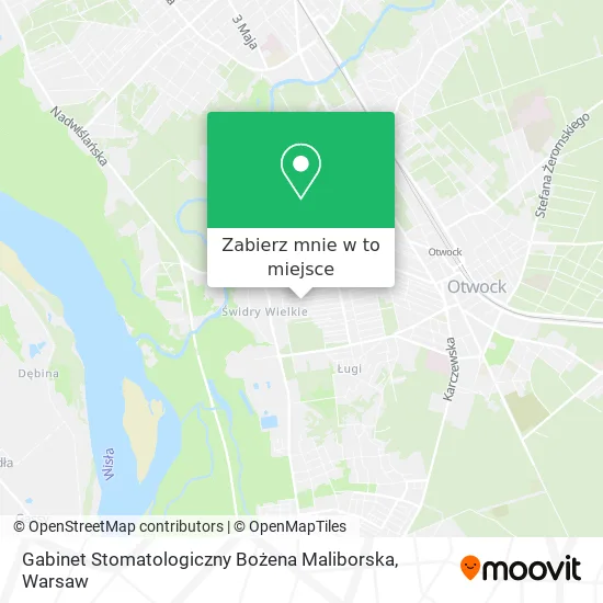 Mapa Gabinet Stomatologiczny Bożena Maliborska