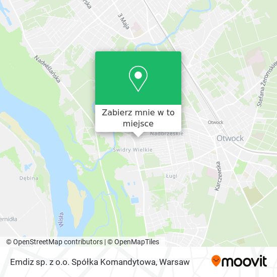 Mapa Emdiz sp. z o.o. Spółka Komandytowa