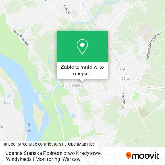 Mapa Joanna Stańska Pośrednictwo Kredytowe, Windykacja i Monitoring