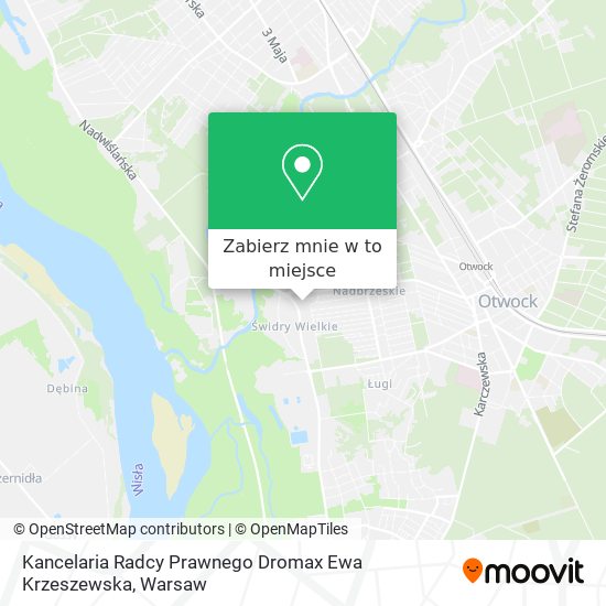 Mapa Kancelaria Radcy Prawnego Dromax Ewa Krzeszewska