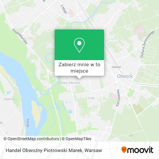 Mapa Handel Obwoźny Piotrowski Marek