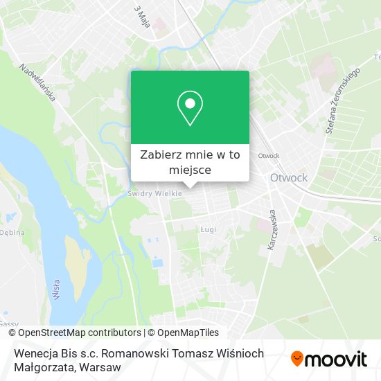 Mapa Wenecja Bis s.c. Romanowski Tomasz Wiśnioch Małgorzata