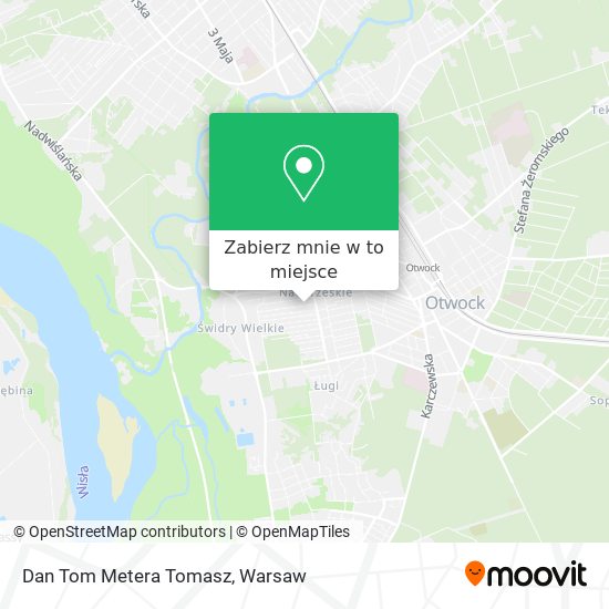 Mapa Dan Tom Metera Tomasz