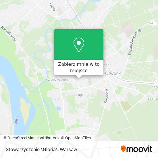 Mapa Stowarzyszenie \Gloria\