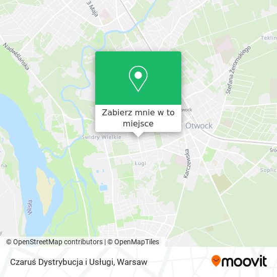 Mapa Czaruś Dystrybucja i Usługi