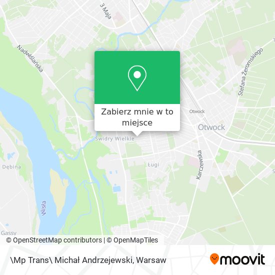 Mapa \Mp Trans\ Michał Andrzejewski