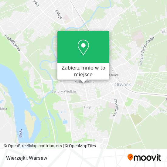 Mapa Wierzejki