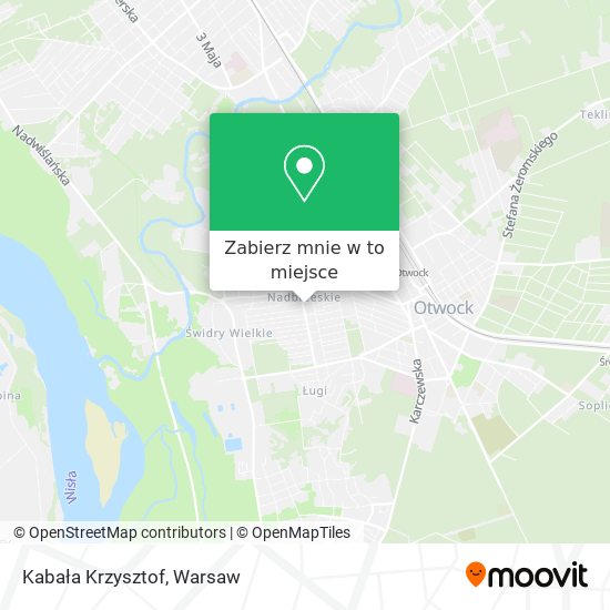 Mapa Kabała Krzysztof