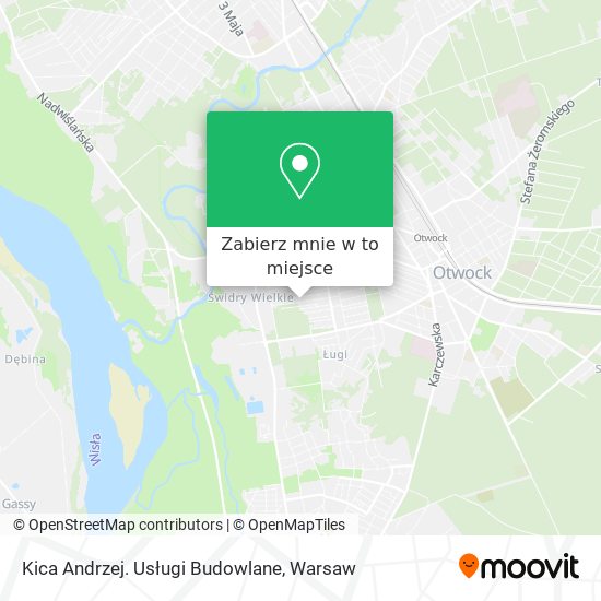 Mapa Kica Andrzej. Usługi Budowlane