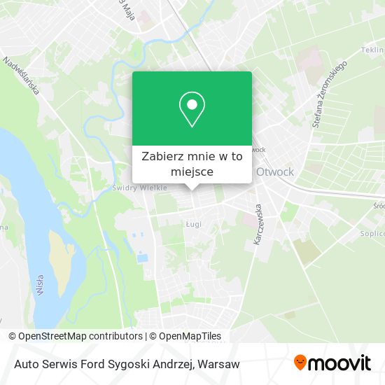 Mapa Auto Serwis Ford Sygoski Andrzej