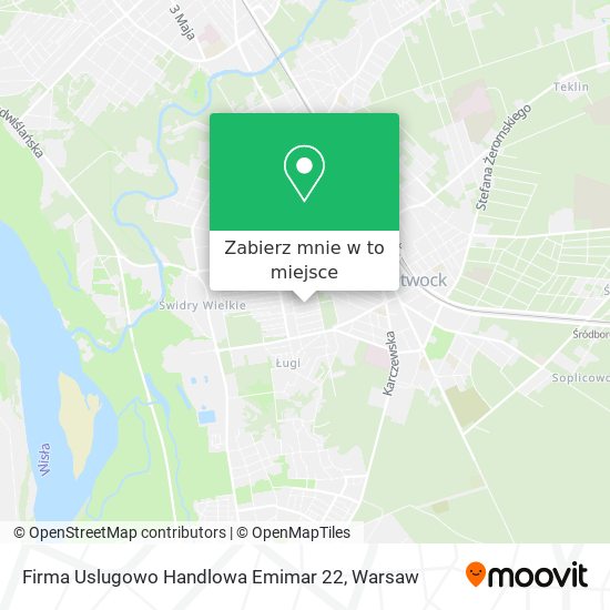 Mapa Firma Uslugowo Handlowa Emimar 22