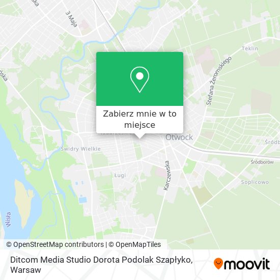 Mapa Ditcom Media Studio Dorota Podolak Szapłyko