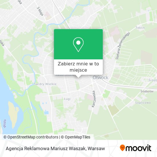 Mapa Agencja Reklamowa Mariusz Waszak