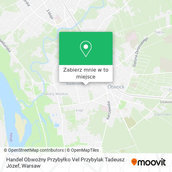 Mapa Handel Obwoźny Przybyłko Vel Przybylak Tadeusz Józef