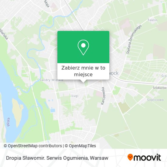 Mapa Dropia Sławomir. Serwis Ogumienia