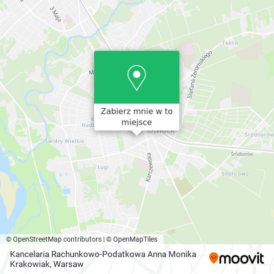 Mapa Kancelaria Rachunkowo-Podatkowa Anna Monika Krakowiak