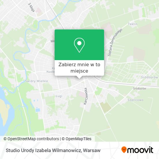 Mapa Studio Urody Izabela Wilmanowicz