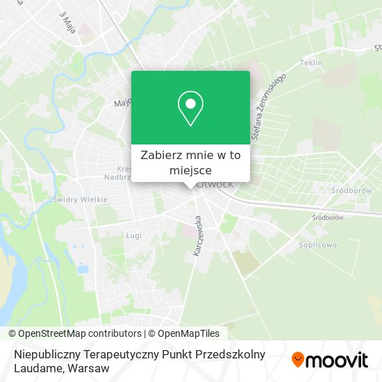 Mapa Niepubliczny Terapeutyczny Punkt Przedszkolny Laudame