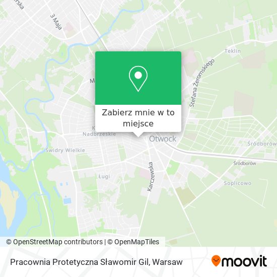 Mapa Pracownia Protetyczna Sławomir Gil