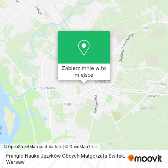 Mapa Franglo Nauka Języków Obcych Małgorzata Świtek