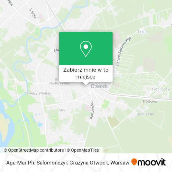 Mapa Aga-Mar Ph. Salomończyk Grażyna Otwock