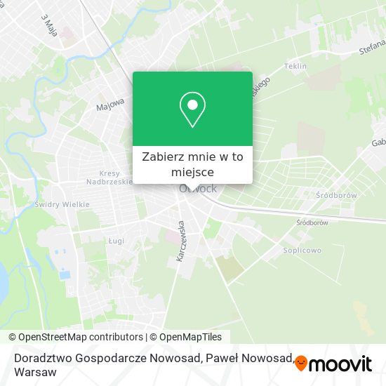 Mapa Doradztwo Gospodarcze Nowosad, Paweł Nowosad