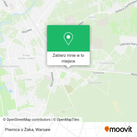 Mapa Piwnica u Żaka
