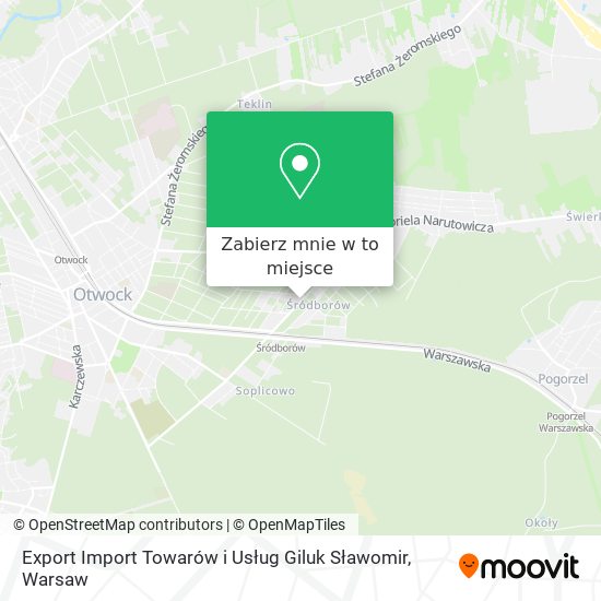 Mapa Export Import Towarów i Usług Giluk Sławomir