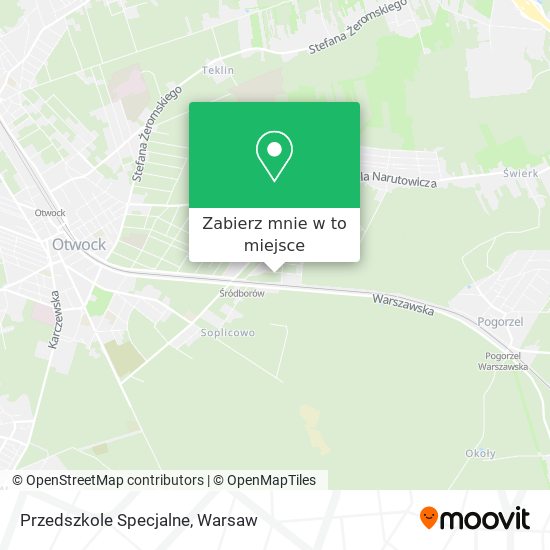 Mapa Przedszkole Specjalne