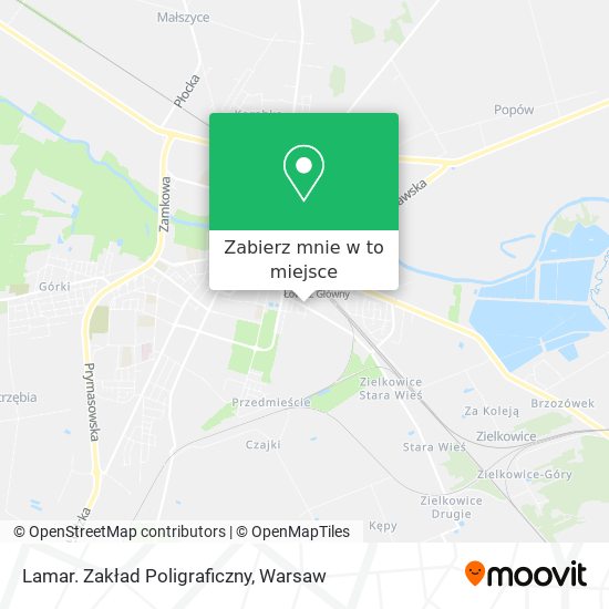 Mapa Lamar. Zakład Poligraficzny