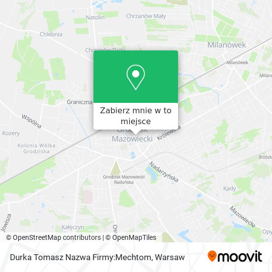 Mapa Durka Tomasz Nazwa Firmy:Mechtom