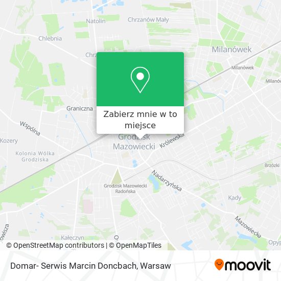 Mapa Domar- Serwis Marcin Doncbach