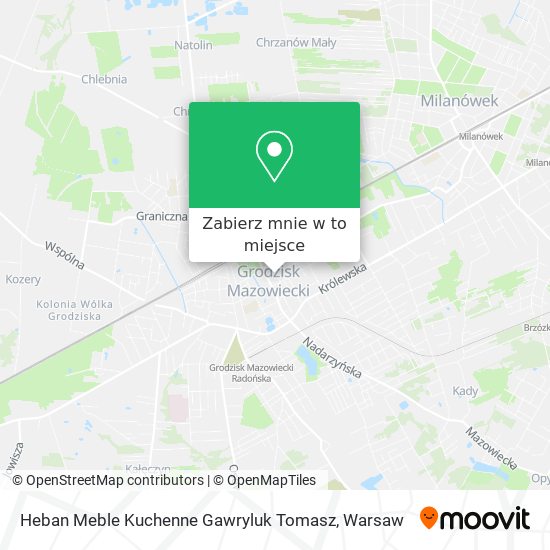 Mapa Heban Meble Kuchenne Gawryluk Tomasz