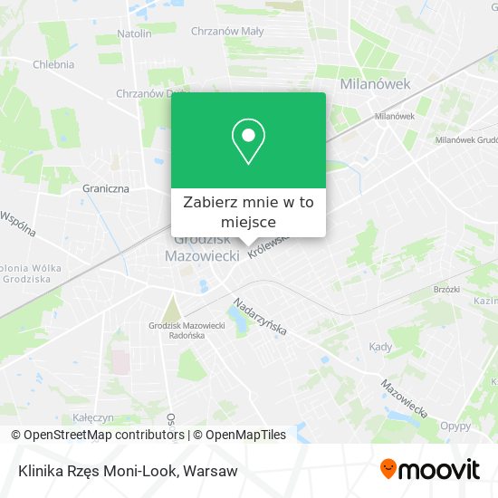 Mapa Klinika Rzęs Moni-Look