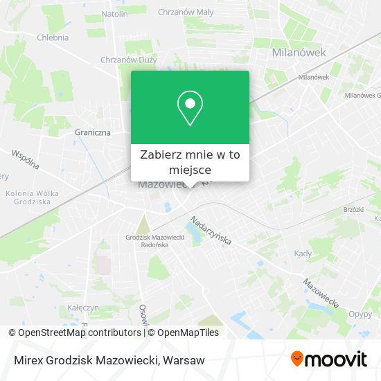 Mapa Mirex Grodzisk Mazowiecki