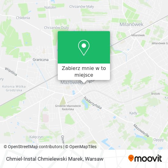 Mapa Chmiel-Instal Chmielewski Marek