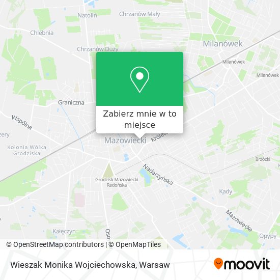 Mapa Wieszak Monika Wojciechowska