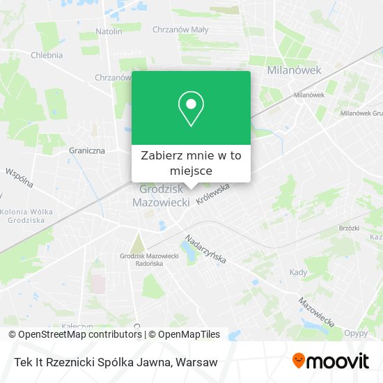 Mapa Tek It Rzeznicki Spólka Jawna