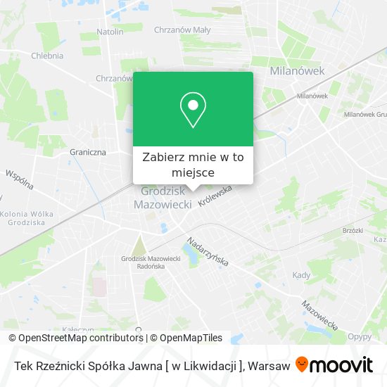 Mapa Tek Rzeźnicki Spółka Jawna [ w Likwidacji ]