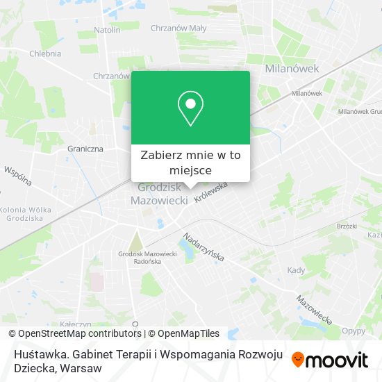 Mapa Huśtawka. Gabinet Terapii i Wspomagania Rozwoju Dziecka