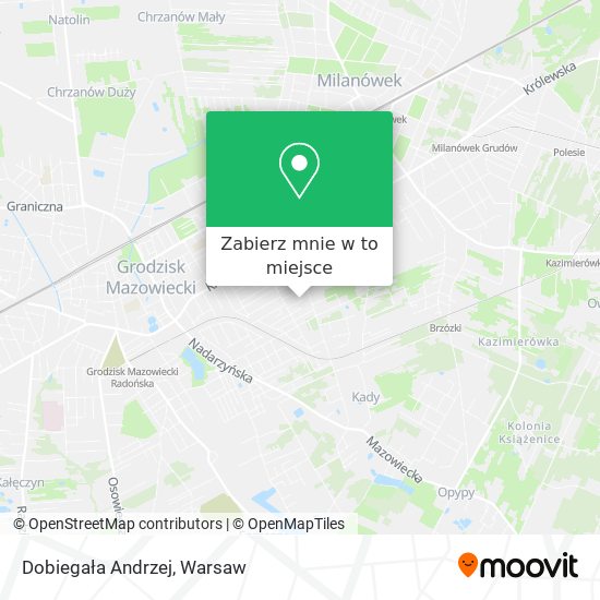 Mapa Dobiegała Andrzej