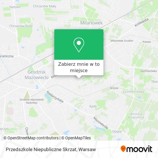 Mapa Przedszkole Niepubliczne Skrzat