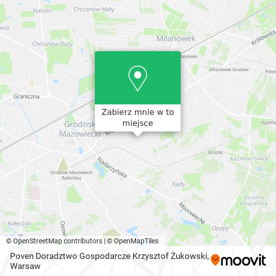 Mapa Poven Doradztwo Gospodarcze Krzysztof Żukowski