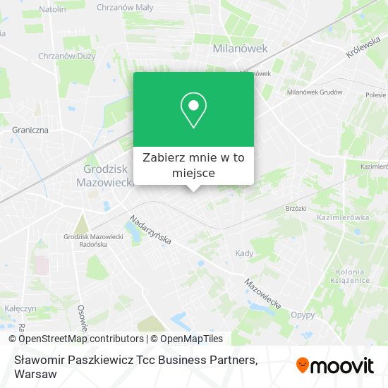 Mapa Sławomir Paszkiewicz Tcc Business Partners