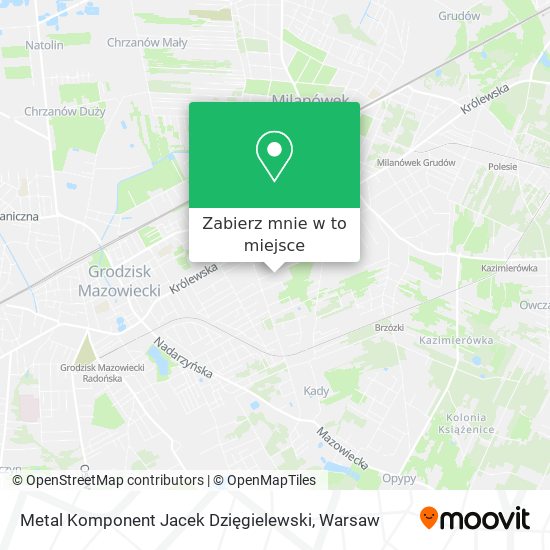 Mapa Metal Komponent Jacek Dzięgielewski