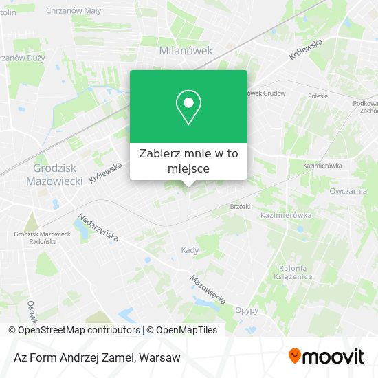 Mapa Az Form Andrzej Zamel