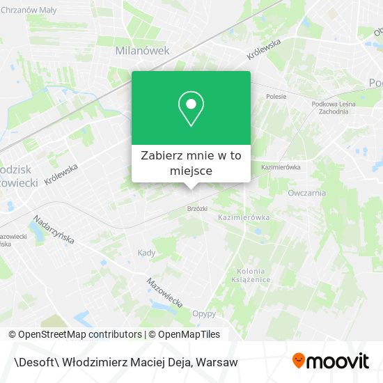 Mapa \Desoft\ Włodzimierz Maciej Deja