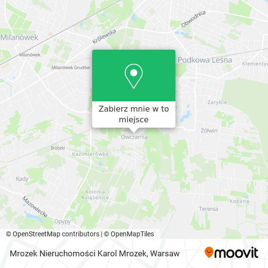 Mapa Mrozek Nieruchomości Karol Mrozek