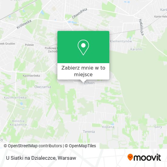 Mapa U Siatki na Dzialeczce